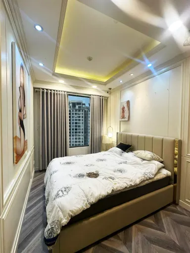Phòng ngủ - Căn hộ RiverGate Quận 4 - Phong cách Neo Classic