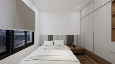 Phòng ngủ - Căn hộ chung cư Quân Đội Gò Vấp - Phong cách Modern