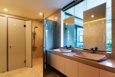  Phòng tắm - Biệt thự sân vườn Củ Chi - Phong cách Modern 