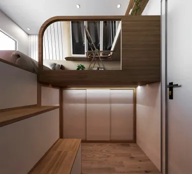 Phòng ngủ - Concept Căn hộ phong cách Scandinavian