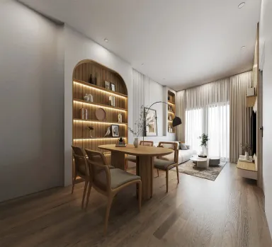 Phòng ăn - Concept Căn hộ phong cách Scandinavian