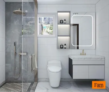  Phòng tắm - Căn hộ Scenic Valley - Phong cách Modern 