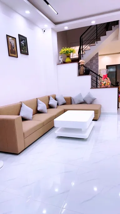 Phòng khách - Cải tạo Nhà phố Tân Phú - Phong cách Modern