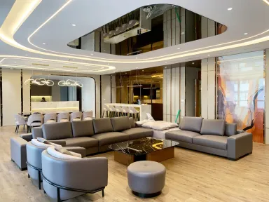 Phòng khách - Penthouse 3 Tháng 2 - Phong cách Modern