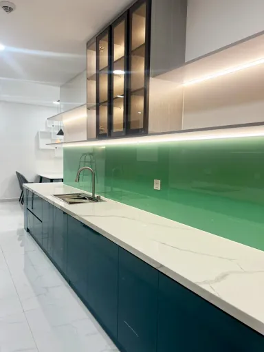  Phòng bếp - Căn hộ chung cư Celadon Tân Phú 95m2 - Phong cách Color Block 