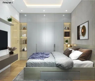 Phòng ngủ - Concept Nhà phố Vĩnh Viễn Quận 10 - Phong cách Modern 