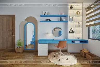  Phòng cho bé - Concept Căn hộ nhà anh Hiếu 78m2 - Phong cách Wabi Sabi 