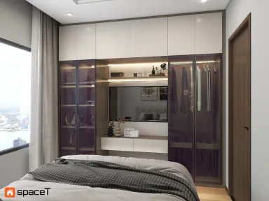 Phòng ngủ - Concept phòng ngủ Căn hộ Vinhomes Grand Park - Phong cách Modern