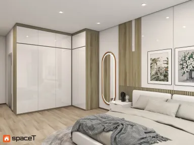  Phòng ngủ - Concept phòng ngủ Nhà phố Quận 1 - Phong cách Scandinavian 