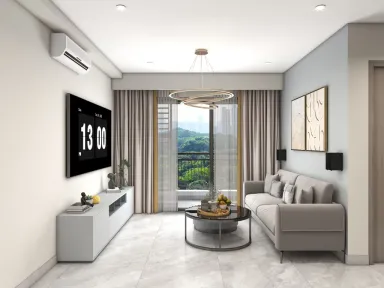 Phòng khách - Concept Căn hộ chung cư Phú Mỹ Hưng Quận 7 - Phong cách Modern