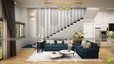 Phòng khách - Concept Nhà phố phong cách Modern