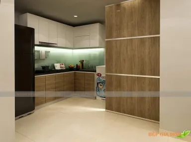  Phòng bếp - Concept Nhà phố chị Giàu - Phong cách Modern 