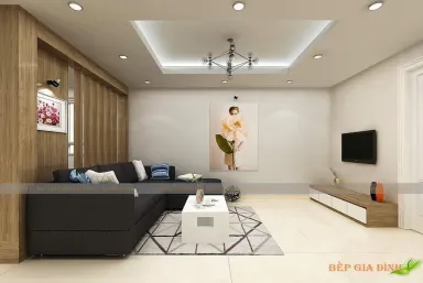 Phòng khách - Concept Nhà phố chị Giàu - Phong cách Modern
