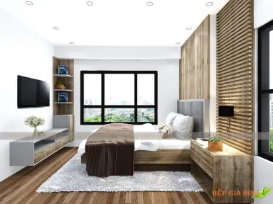 Phòng ngủ - Concept phòng ngủ Nhà cô Thanh - Phong cách Modern