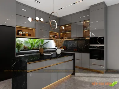 Phòng bếp - Concept Nhà phố Cát Lái - Phong cách Modern