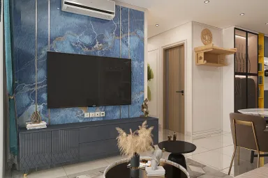 Phòng khách - Căn hộ Vinhome Grand Park Quận 9 - Phong cách Modern