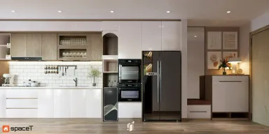 Phòng bếp - Căn hộ Everich Infinity Quận 5 - Phong cách Scandinavian