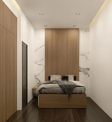Phòng ngủ - Biệt thự Bến Lức Long An - Phong cách Modern