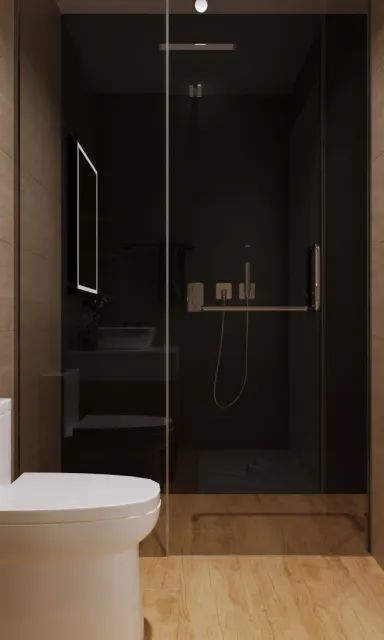  Phòng tắm - Căn hộ Mỹ Thuận Quận 8 - Phong cách Modern 