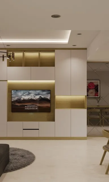 Phòng khách - Căn hộ Mỹ Thuận Quận 8 - Phong cách Modern