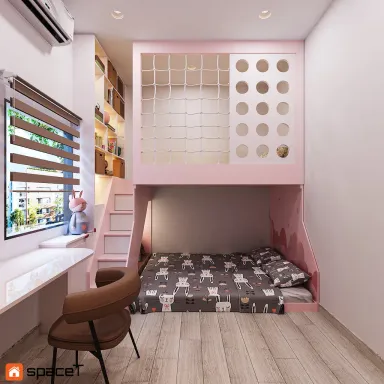 Phòng ngủ - Concept phòng ngủ Căn Hộ Hóc Môn - Phong cách Modern 