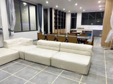Phòng khách - Nội thất nhà phố Đức Trọng, Đà Lạt - Phong cách Modern