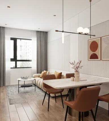 Phòng bếp - Concept căn hộ Studio - Phong cách Modern