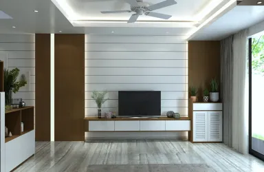 Phòng khách - Concept nhà phố Lê Lai - Tân Bình - Phong cách Modern