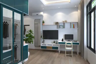  Phòng ngủ - Concept nhà phố Lê Lai - Tân Bình - Phong cách Modern 