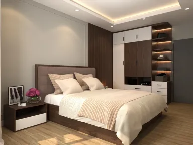 Phòng ngủ - Concept căn hộ The Antonia - Phú Mỹ Hưng - Phong cách Modern