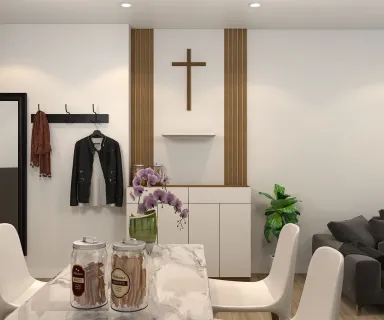 Phòng ăn - Concept căn hộ The Antonia - Phú Mỹ Hưng - Phong cách Modern