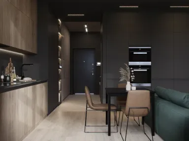 Phòng bếp - Concept căn hộ - Phong cách Minimalism số 3