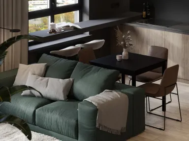 Phòng khách - Concept căn hộ - Phong cách Minimalism số 3