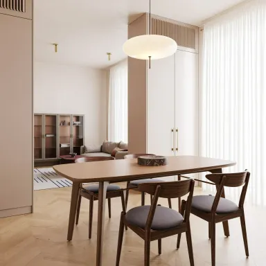  Phòng bếp - Concept căn hộ - Phong cách Japandi số 1 