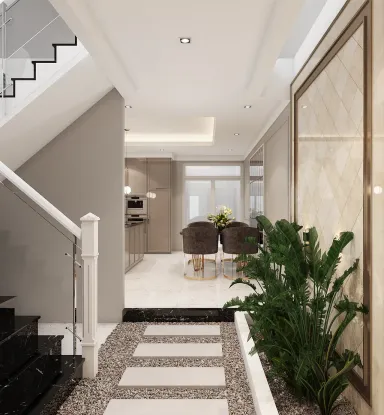  Cầu thang - Concept căn hộ - Phong cách Neo Classic 