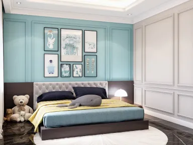  Phòng ngủ - Concept căn hộ - Phong cách Neo Classic 