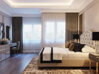  Phòng ngủ - Concept căn hộ - Phong cách Neo Classic 