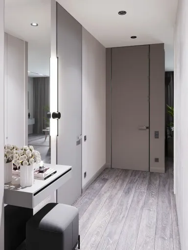  Phòng thay đồ - Concept căn hộ - Phong cách Neo Classic & Minimalism số 1 