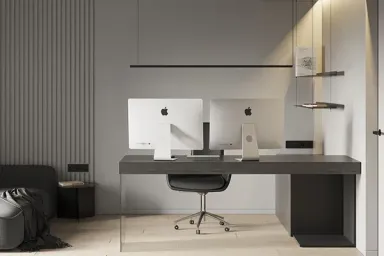 Concept thiết kế 3D căn hộ - Phong cách Minimalism số 1