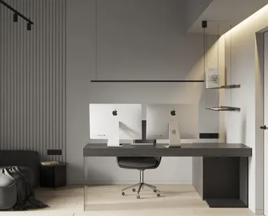 Phòng ngủ - Concept thiết kế 3D căn hộ - Phong cách Minimalism số 1