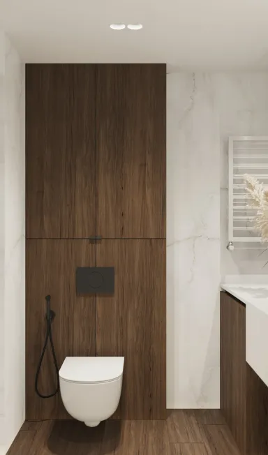  Phòng tắm - Concept thiết kế 3D căn hộ - Phong cách Minimalism số 1 