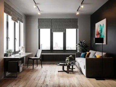 Phòng làm việc - Concept căn hộ - Phong cách Modern số 3