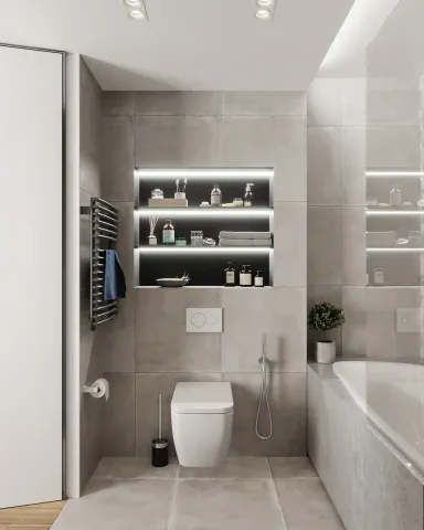  Phòng tắm - Concept căn hộ - Phong cách Modern số 3 