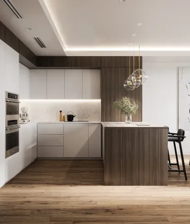 Phòng bếp - Concept căn hộ - Phong cách Modern số 3