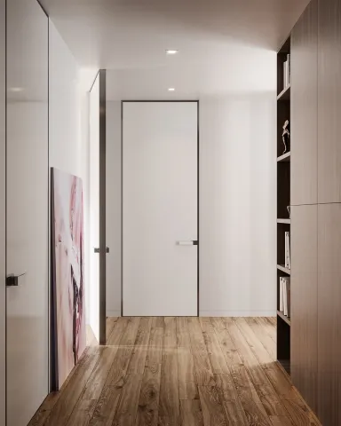  Phòng ngủ, Lối vào - Concept căn hộ - Phong cách Modern số 3 
