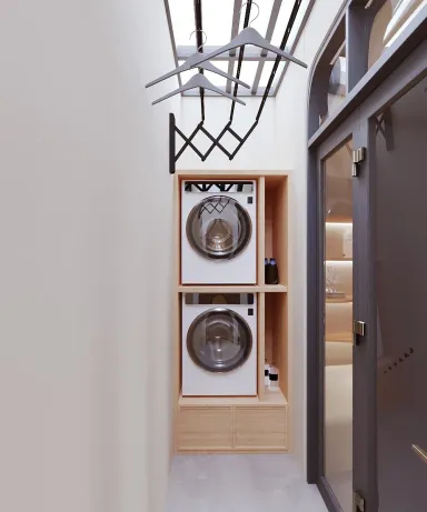  Phòng giặt - Concept nhà phố chị Linh Quận 9 - Phong cách Modern 
