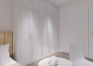 Phòng ngủ - Concept căn hộ cao cấp Hà Đô, Củ Chi - Phong cách Neo Classic