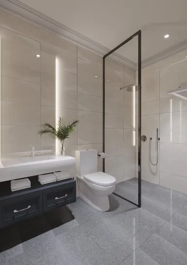  Phòng tắm - Concept căn hộ cao cấp Hà Đô, Củ Chi - Phong cách Neo Classic 