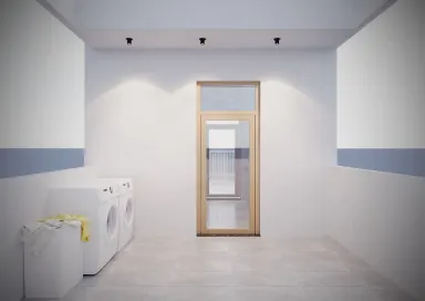  Phòng giặt - Concept nhà phố anh Khánh Bình Thạnh - Phong cách Scandinavian 