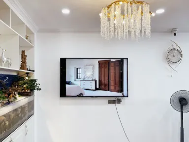 Phòng khách - Căn hộ cao cấp Hà Đô, Củ Chi - Phong cách Neo Classic